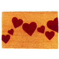 ROHOŽ - svetlohnedá, textil/plast (60/40cm) - Relaxdays