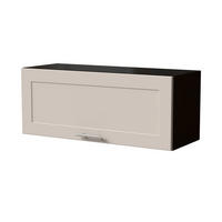 KLAPPHÄNGESCHRANK Oslo W4B/90 Schwarz / Kaschmir Matt 90 / 32,5 / 36cm - Blum Aventos - Kaschmir/Schwarz, Holz/Holzwerkstoff (90/36/32.5cm) - Feldmann-Wohnen