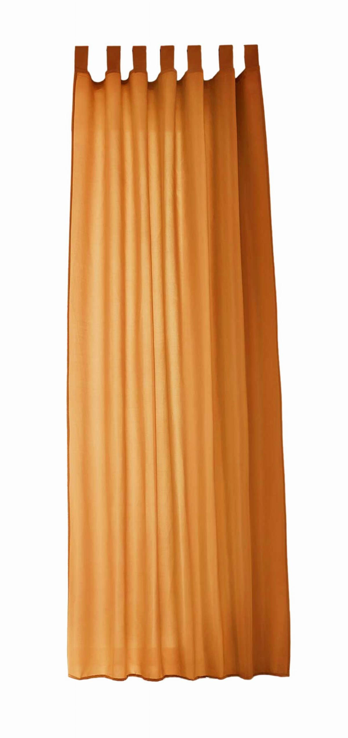 VORHANG POTSDAM HxB 225x140 cm Orange - Orange, Textil (140/225cm) - Gardinenbox