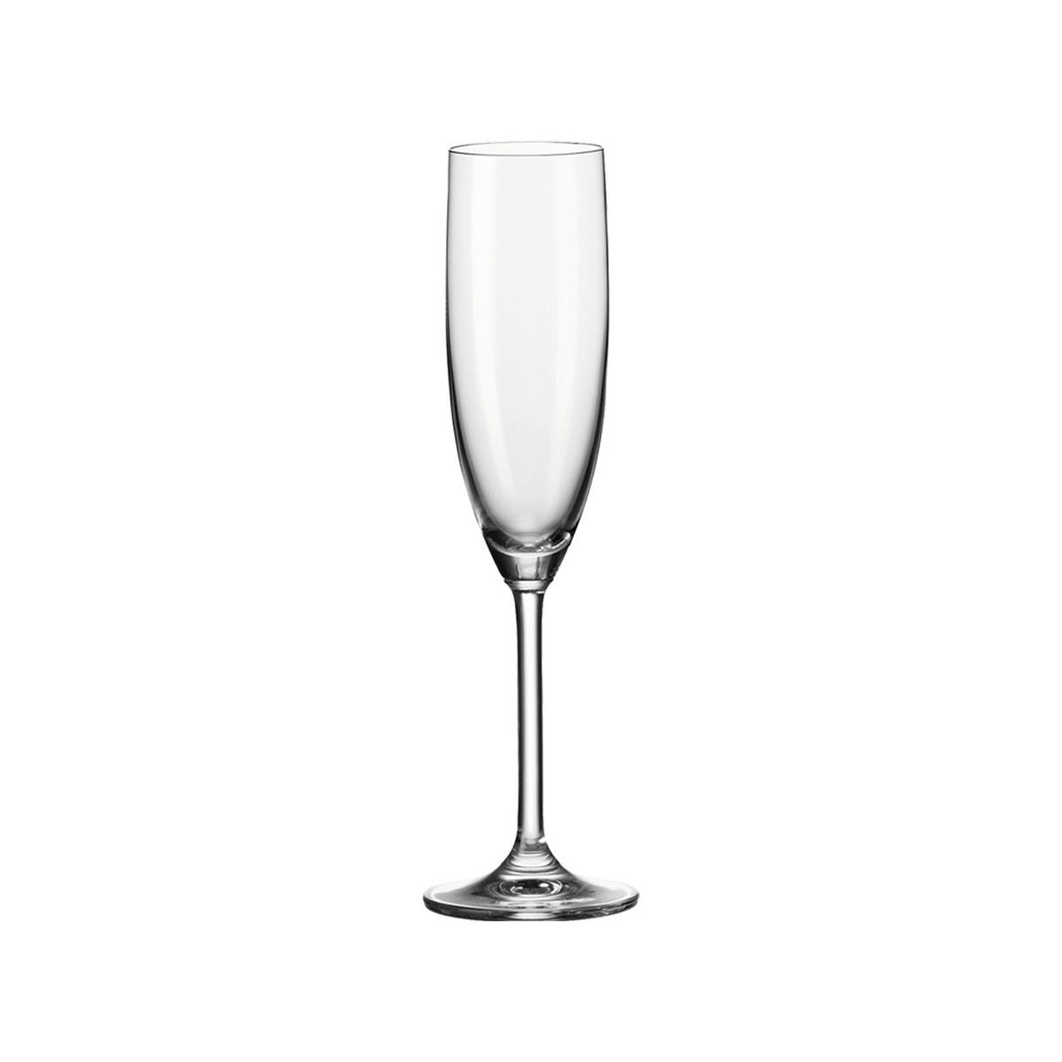 SEKTGLAS Daily transparent 200 ml 12er Set - Transparent, Glas (0.2L) - Leonardo Living