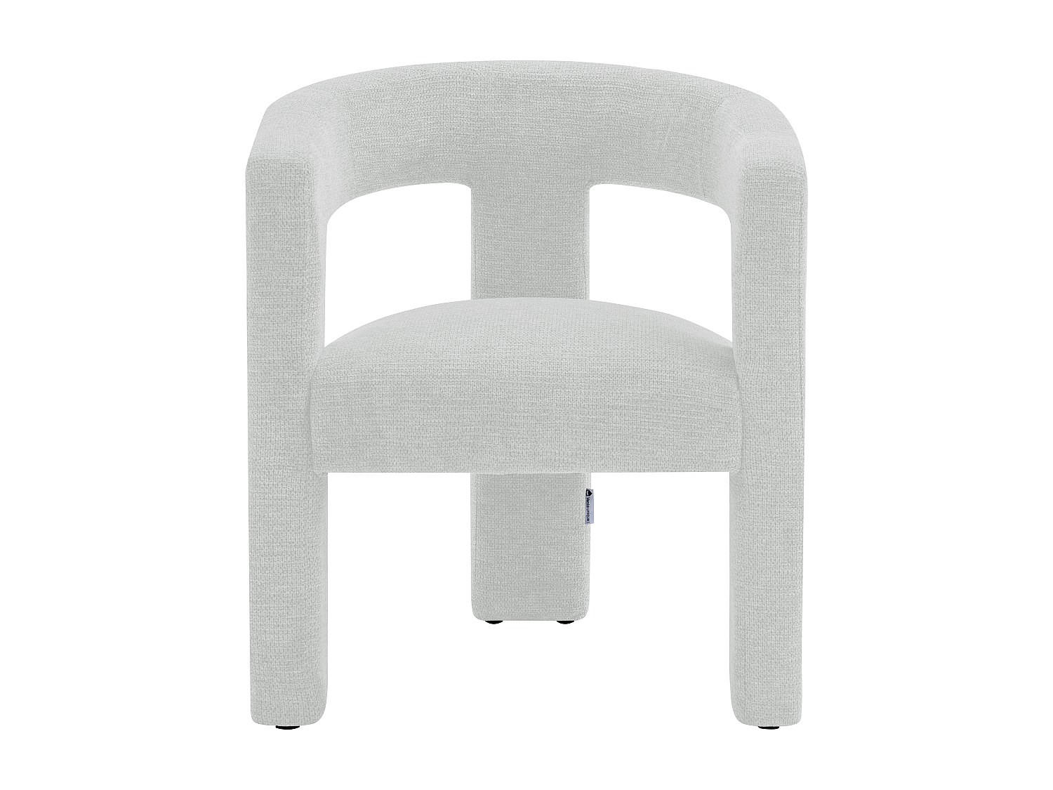 SESSEL mit gerader Rückenlehne - 1 Person - stoff - weiß Favina - Creme, Textil (64/75/59cm) - Vente-Unique