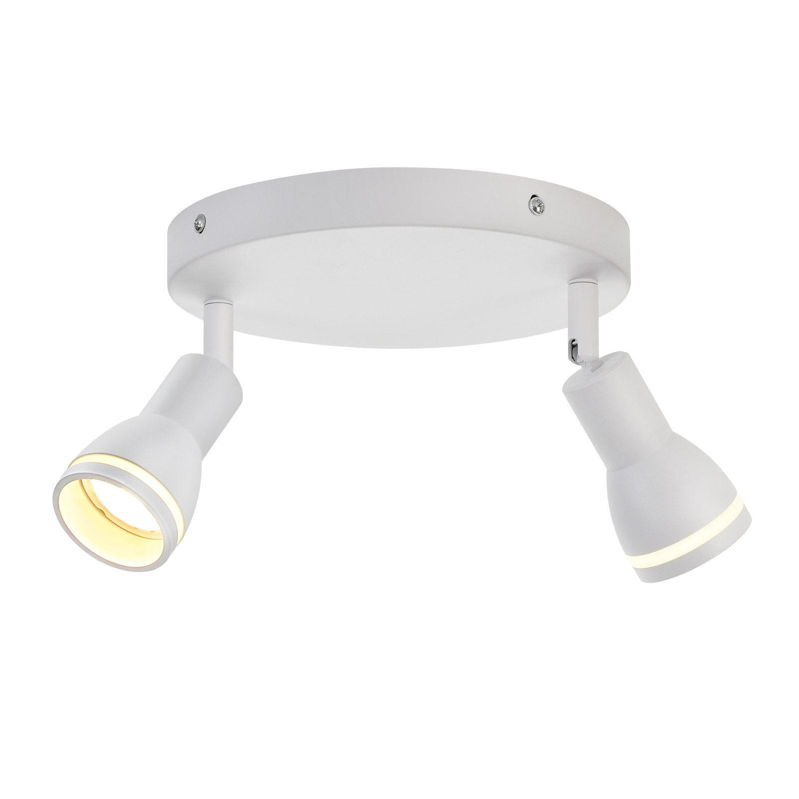 STRAHLER Frieden 2-flammig 20/20/16 cm - Weiß, Metall (20/20/16cm) - ZMH