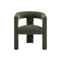 SESSEL mit gerader Rückenlehne - 1 Person - Stoff - Grün - Grün, Textil (64/75/59cm) - Vente-Unique