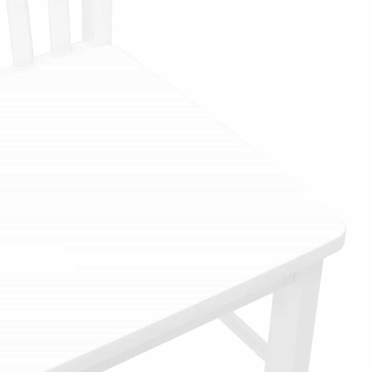 STUHL-SET 2 Stk Korngrafenbach 42.5/94/53.5 cm - Weiß, Holz (42.5/94/53.5cm) - ZMH