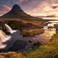 FOTOTAPETE Island-Landschaft 400 x 250 cm - Beige, Papier (400/250cm) - Sanders & Sanders