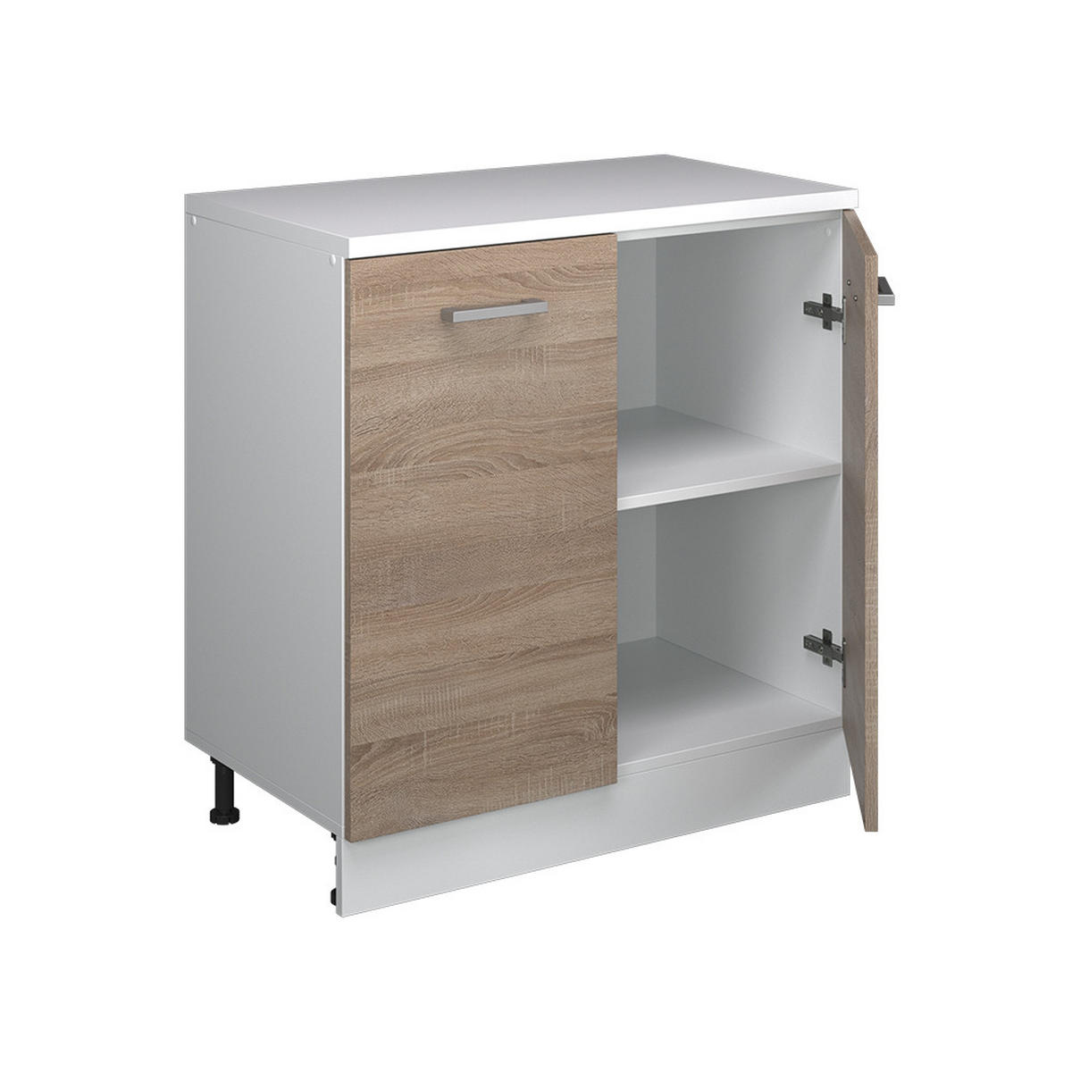 SKRINKA DO PODKROVIA Rion Sonoma 80 x 81.6 cm bez sklonu s 2 dverami - dub sonoma, kompozitné drevo (80/83.8/46cm) - Vicco