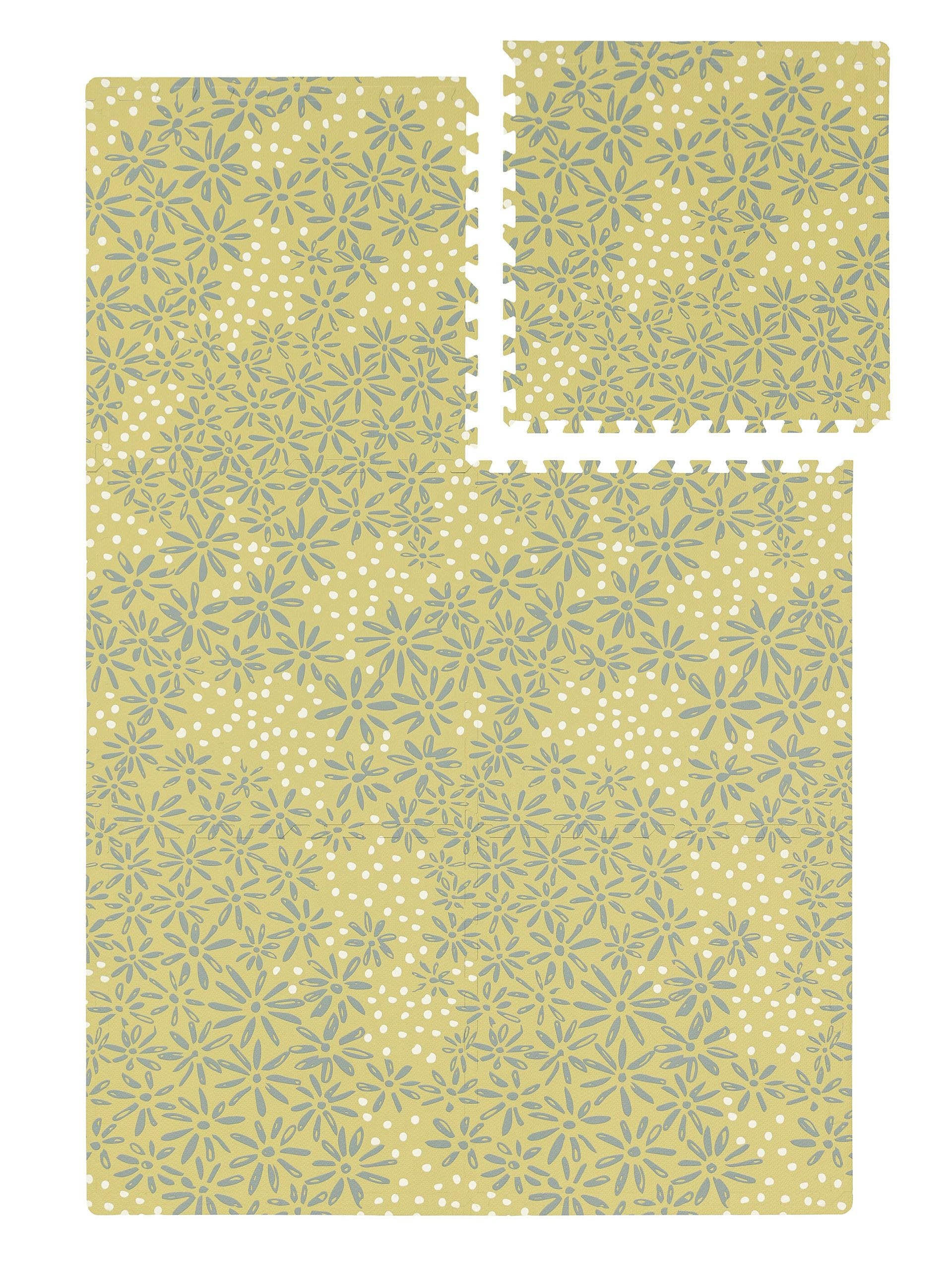 SPIELMATTE Daisy Grün 120x180 cm - Grün, Textil (120/180cm) - Lytte