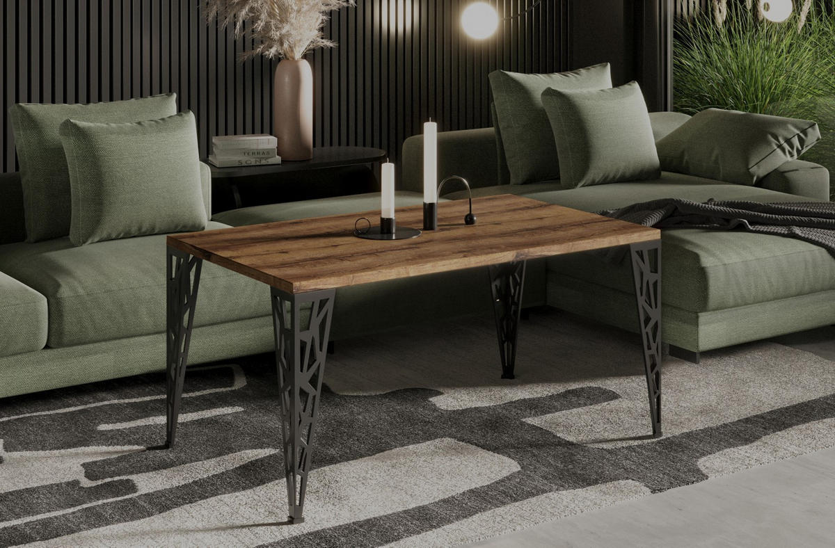 COUCHTISCH Monza - Mooreichefarben, Holzwerkstoff (100/60/51cm) - Endo-Moebel