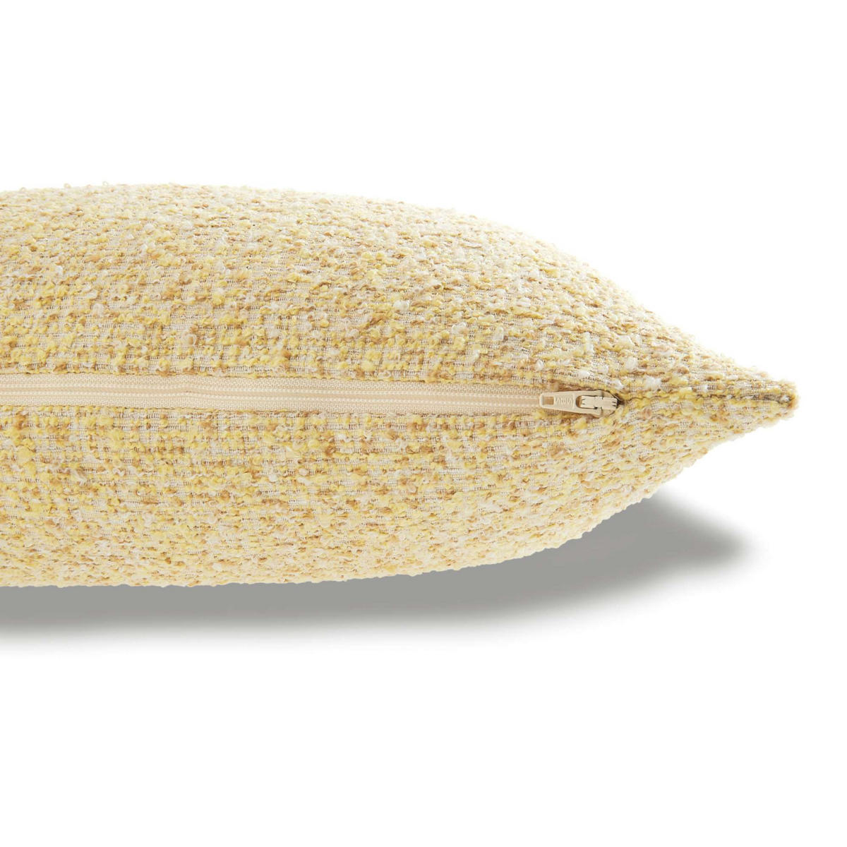 ZIERKISSENHÜLLE BOUCLÉ - Gelb, Textil (45/45cm) - Tom Tailor