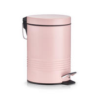 KOSMETIKEIMER - Rosé, Rillenoptik - 3 Liter - Rosa, Metall (16.5/24.5/16.5cm) - Zeller Present