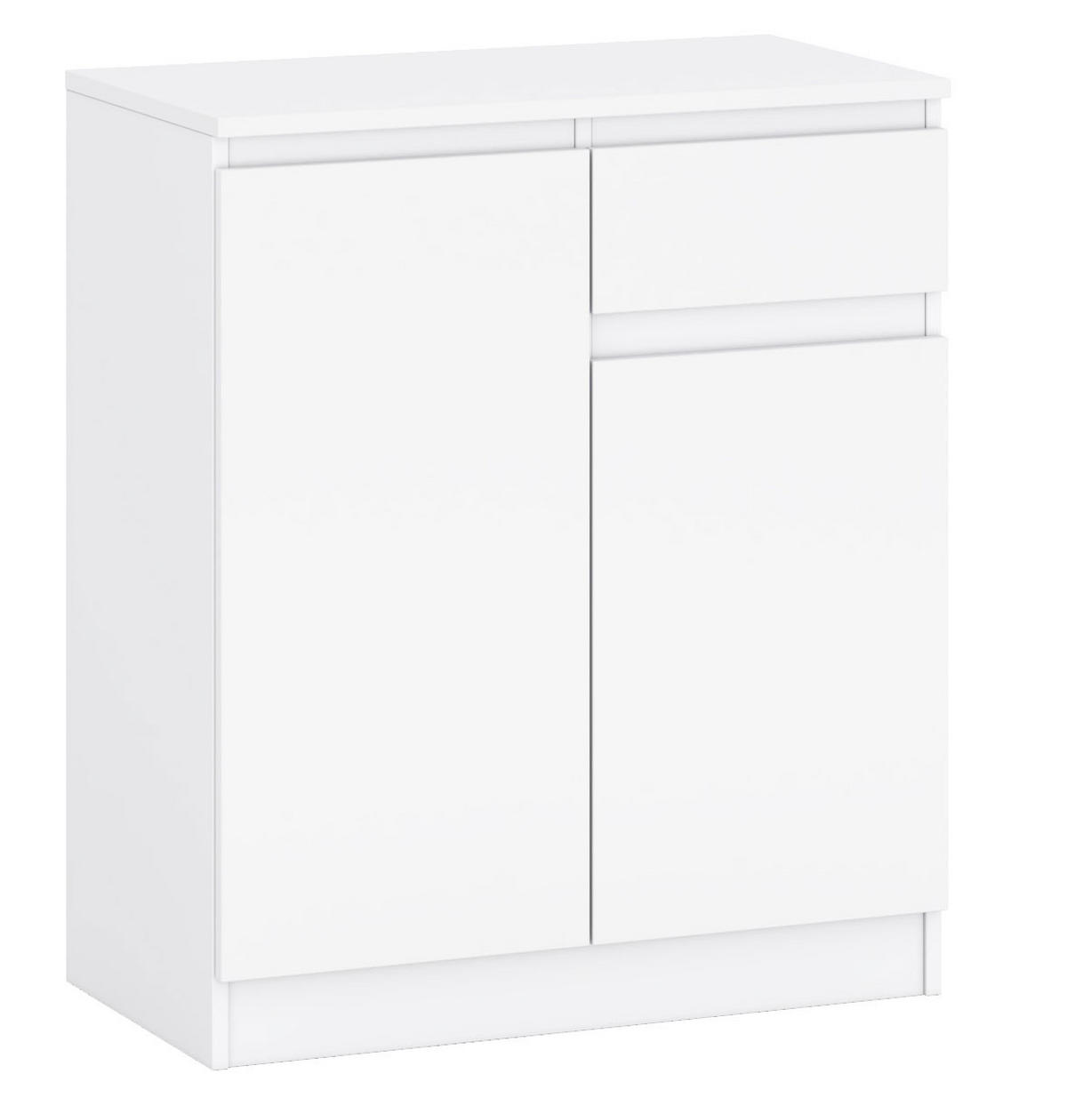KOMMODE A2b weiß 72 / 37 / 85 cm - Weiß, Holz/Holzwerkstoff (72/85/37cm) - Feldmann-Wohnen