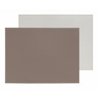 PLATZSET 40 x 30 cm taupe / weiß - Weiß, Textil (40/30/0.5cm) - Freeform