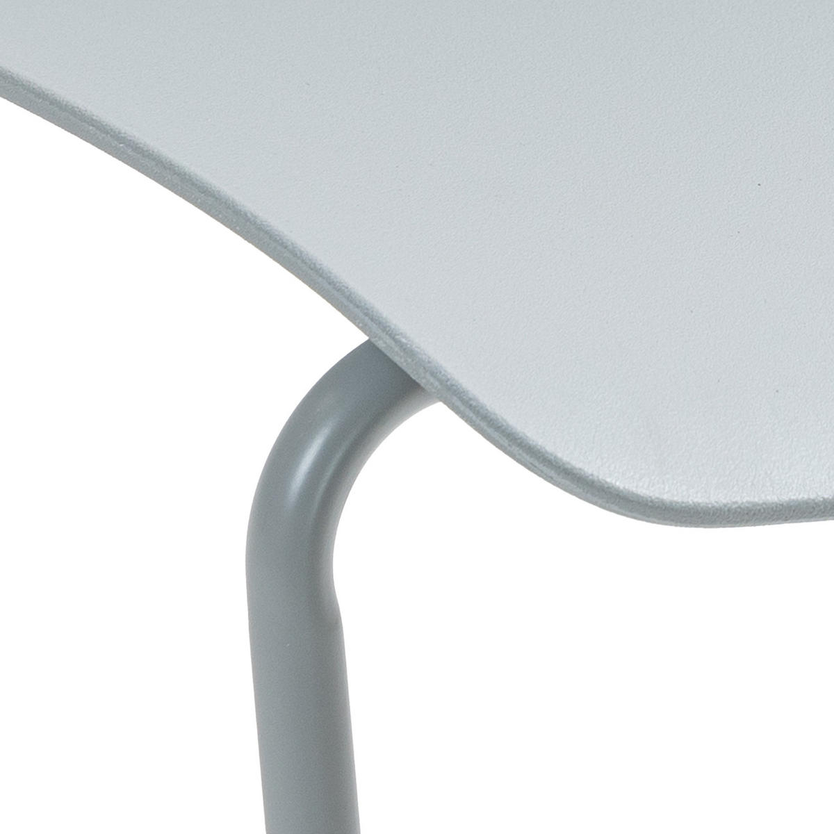 BESUCHERSTUHL Kunststoff Grau - Grau, Kunststoff/Metall (47/86/50cm) - CLP