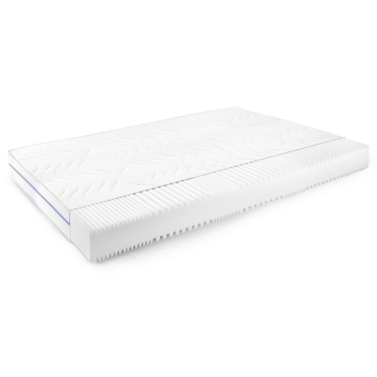 KALTSCHAUMMATRATZE Premium 180x200 cm - Weiß, Textil (180/200cm) - Supportho
