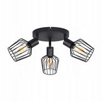 STRAHLER Stella 3-flammig 20/20/10 cm - Schwarz, Metall (20/20/10cm) - Nettlife