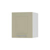KLAPPHÄNGESCHRANK Kvantum W4B/30 Vanille Matt / Weiß Matt 30 / 32,5 / 36cm - Creme/Weiß, Holz/Holzwerkstoff (30/36/32.5cm) - Feldmann-Wohnen