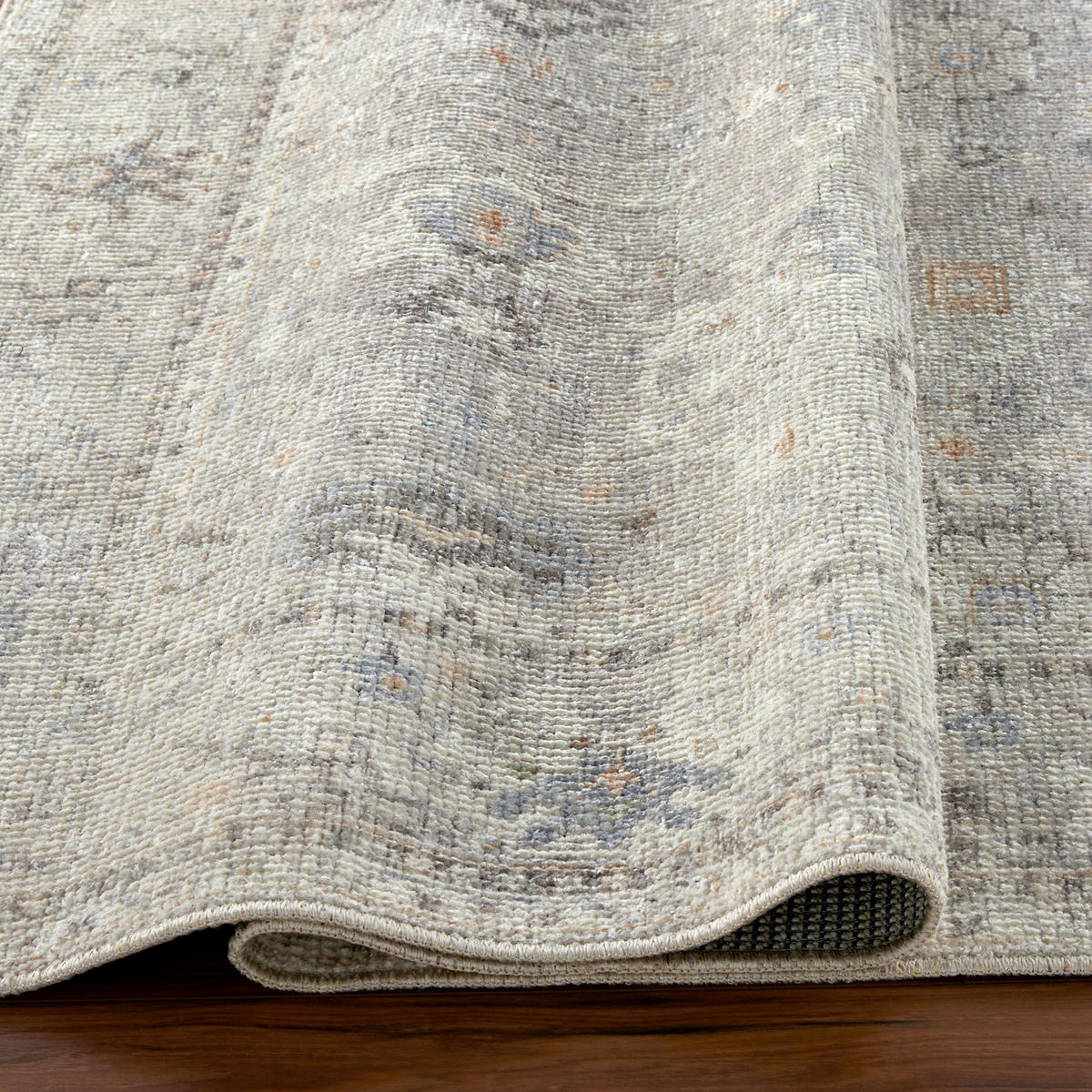 VINTAGE-TEPPICH Davina 160/220 cm Hellgrau - Grau, Textil (160/213cm) - LIVABLISS