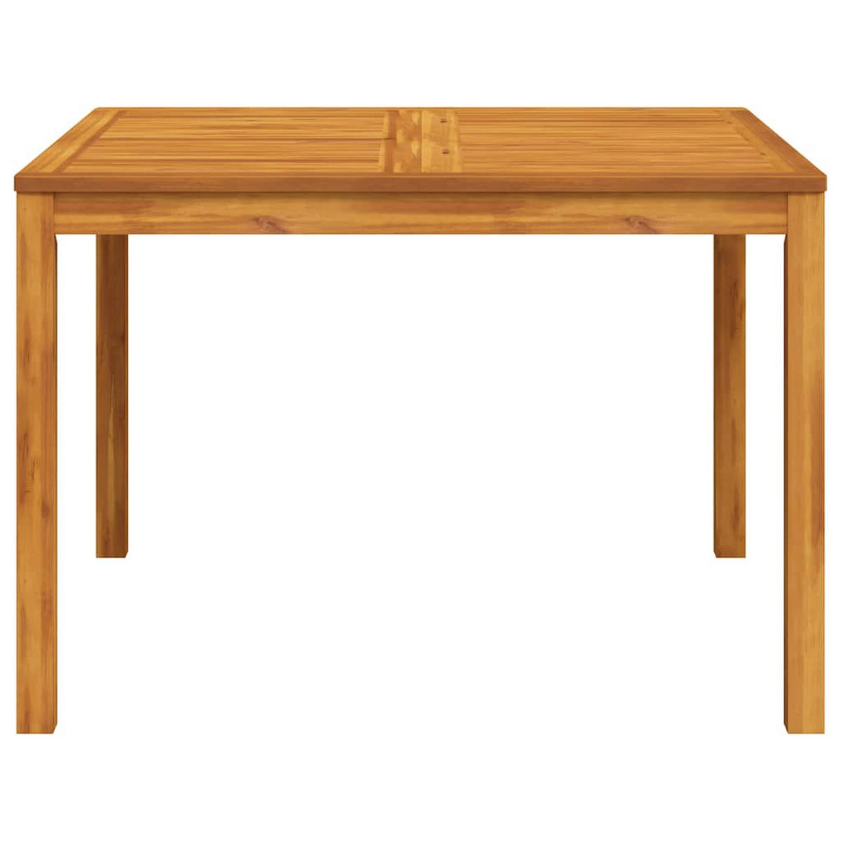 GARTEN-ESSTISCH 110/110/75 Cm Massivholz Akazie - Braun, Holz (110/110/75cm) - vidaXL