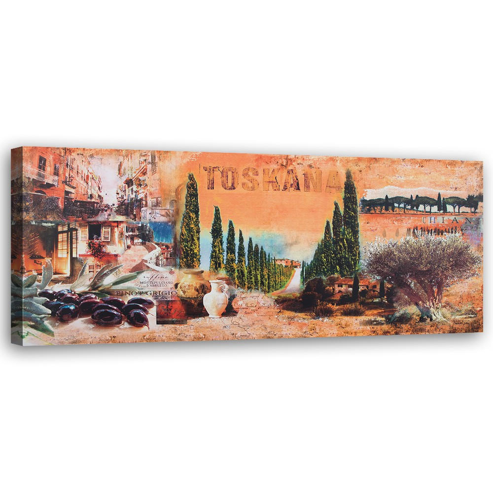 Feeby Wandbild Orange 90x30 cm