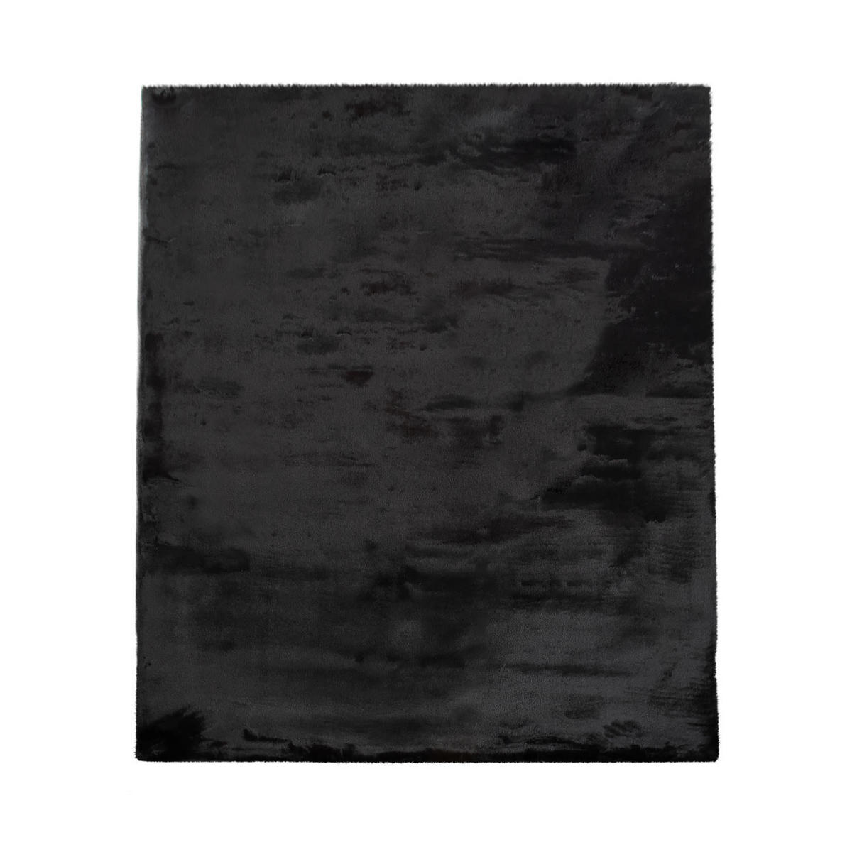 HOCHFLORTEPPICHE Schwarz 120 x 160 cm - Schwarz, Kunststoff (120/160cm) - TT Home