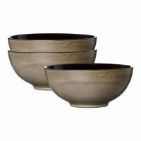 POKE BOWL SCHALEN Merida Braun ø 17,5 cm 3er Set - Braun, Keramik (17.5cm) - Ritzenhoff Breker