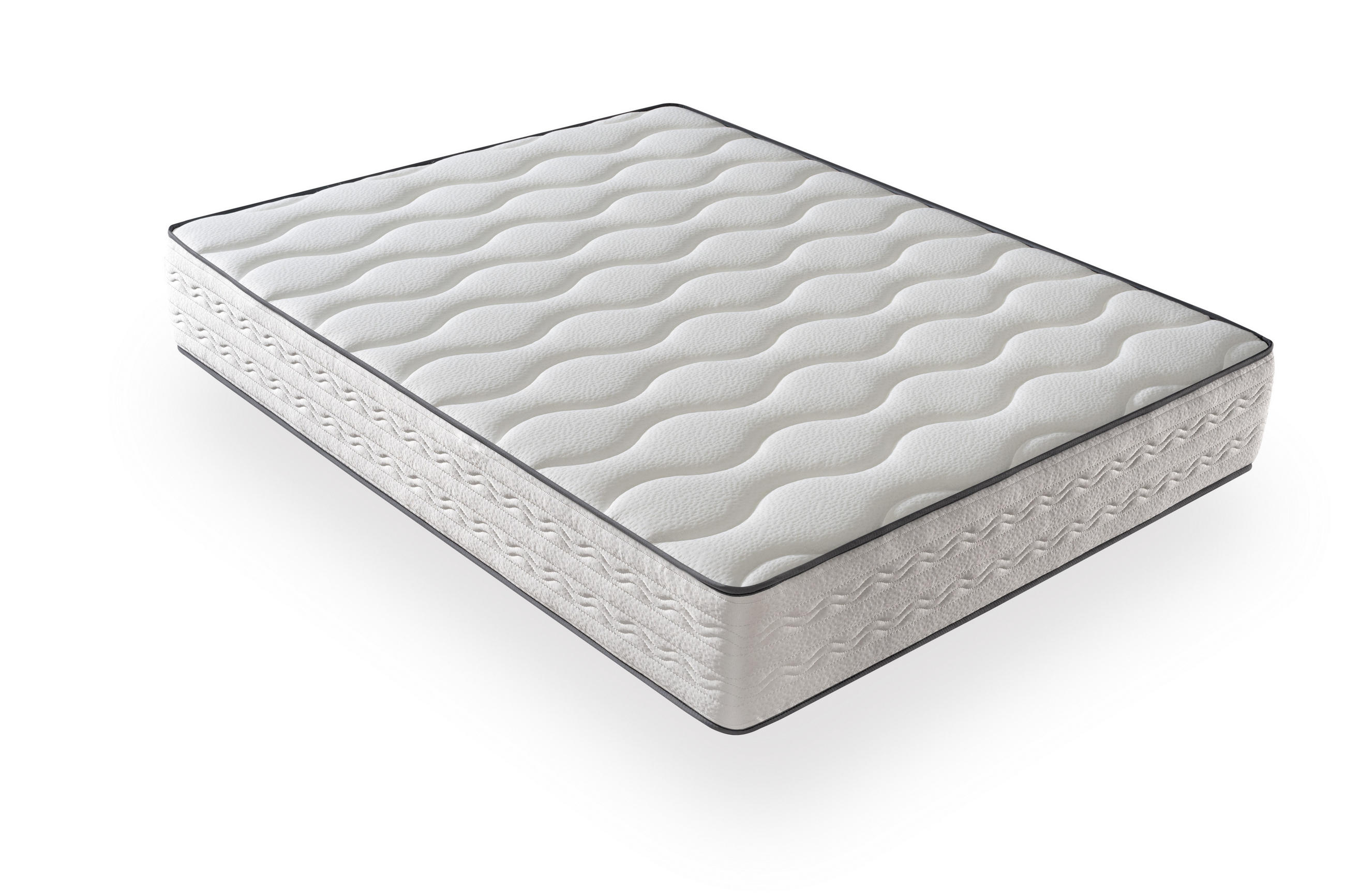 KALTSCHAUMMATRATZE Firenza H3/H4 160x200 - Weiß, Textil (160/200cm) - Dagostino Home
