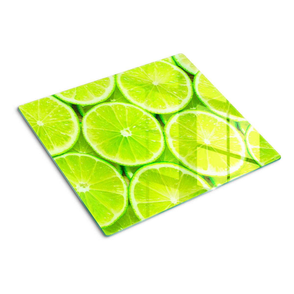 GLASPLATTE 60x52 cm Limes - Grün, Glas (60/0.4/52cm) - TULUP