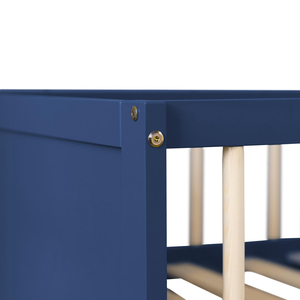 KINDERBETT Adam Dunkelblau 190/90 cm - Blau, Holz - Happy Garden