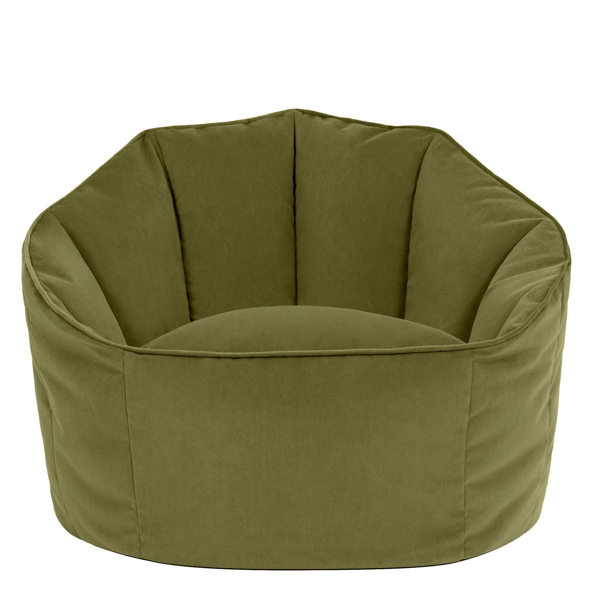 SITZSACK-SESSEL Sirena - Olivgrün, Textil (77/64/74cm) - icon