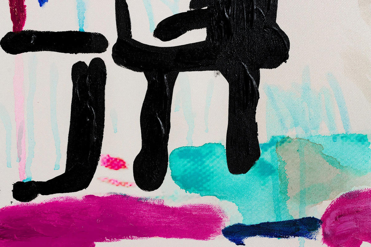 ACRYLBILD HANDGEMALT 100/75 cm - Multicolor, Holz/Textil (100/75cm) - KUNSTLOFT