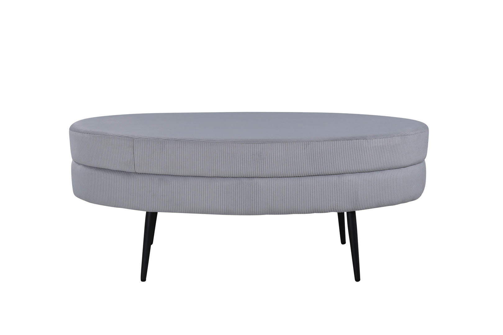 HOCKER schwarz grau - Grau, Holzwerkstoff (100/41/40cm) - ebuy24