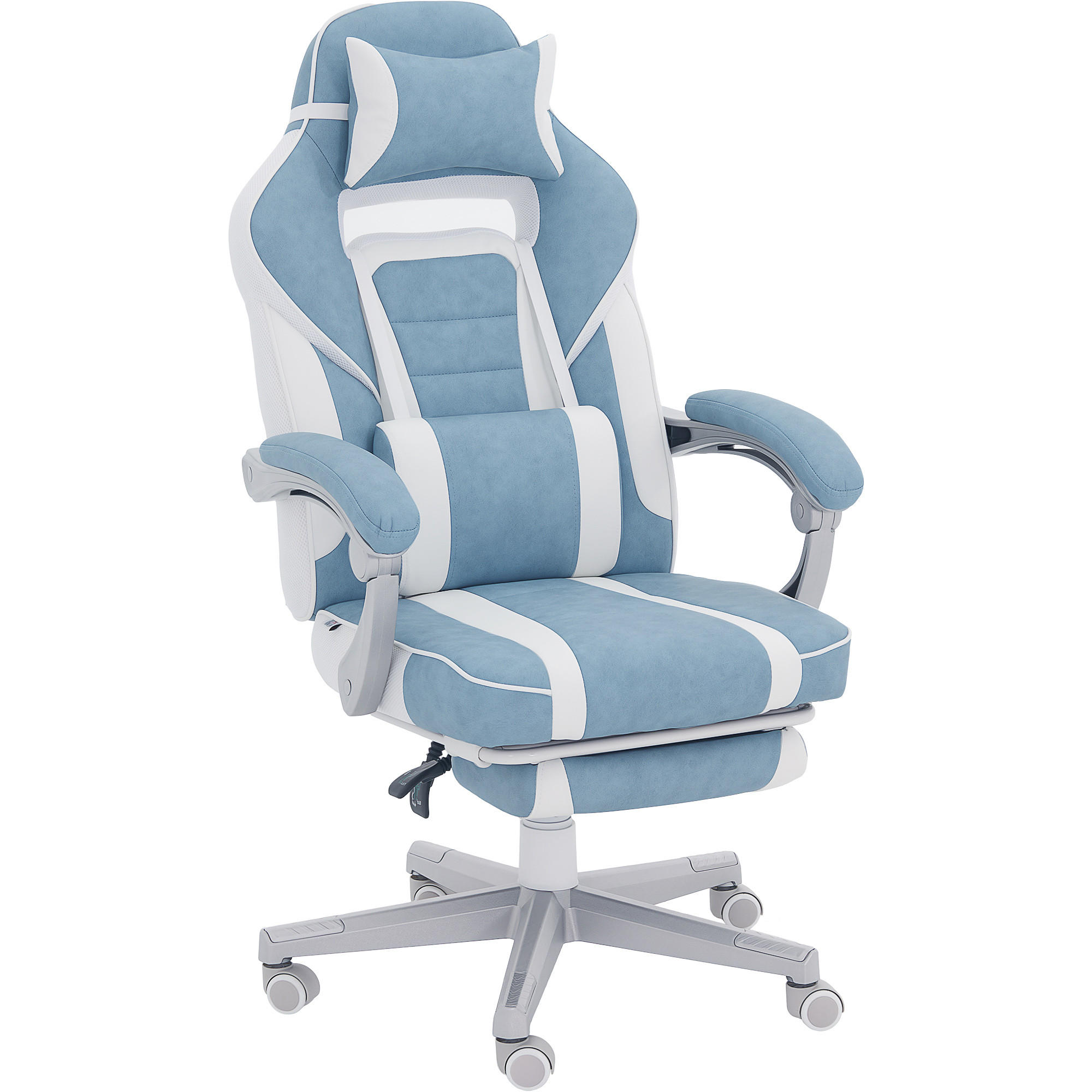 XXXLutz Gaming-Stuhl Blau 63x123x63 cm