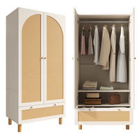 KLEIDERSCHRANK 85,5/52/180,5 cm weiß aus Holz mit Schublade - Weiß, Holz (85.5/180.5/52cm) - OKWISH