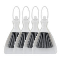 4XTISCHKEHRSET - Weiß, Kunststoff (13/4/25cm) - Relaxdays