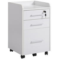 ROLLCONTAINER DE-14486 Weiß - Weiß, Holzwerkstoff (40/65/39cm) - ComfortXL