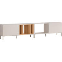 TV-ELEMENT-SET INTO - Beige, Holzwerkstoff (43.5/54/242cm) - Vox Möbel