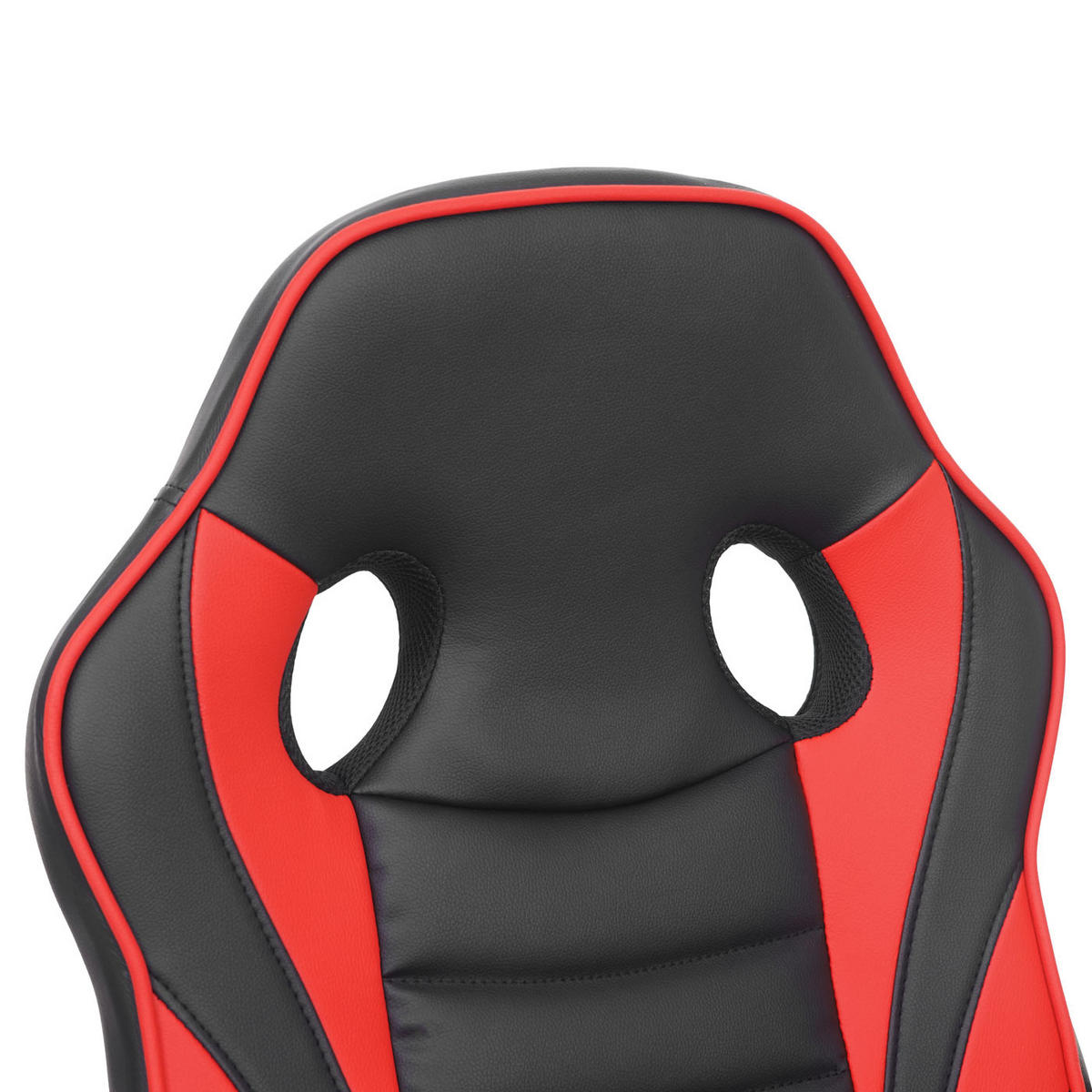 BÜROSTUHL Schwarz, Rot - Rot/Schwarz, Textil (63/119/64cm) - MCW