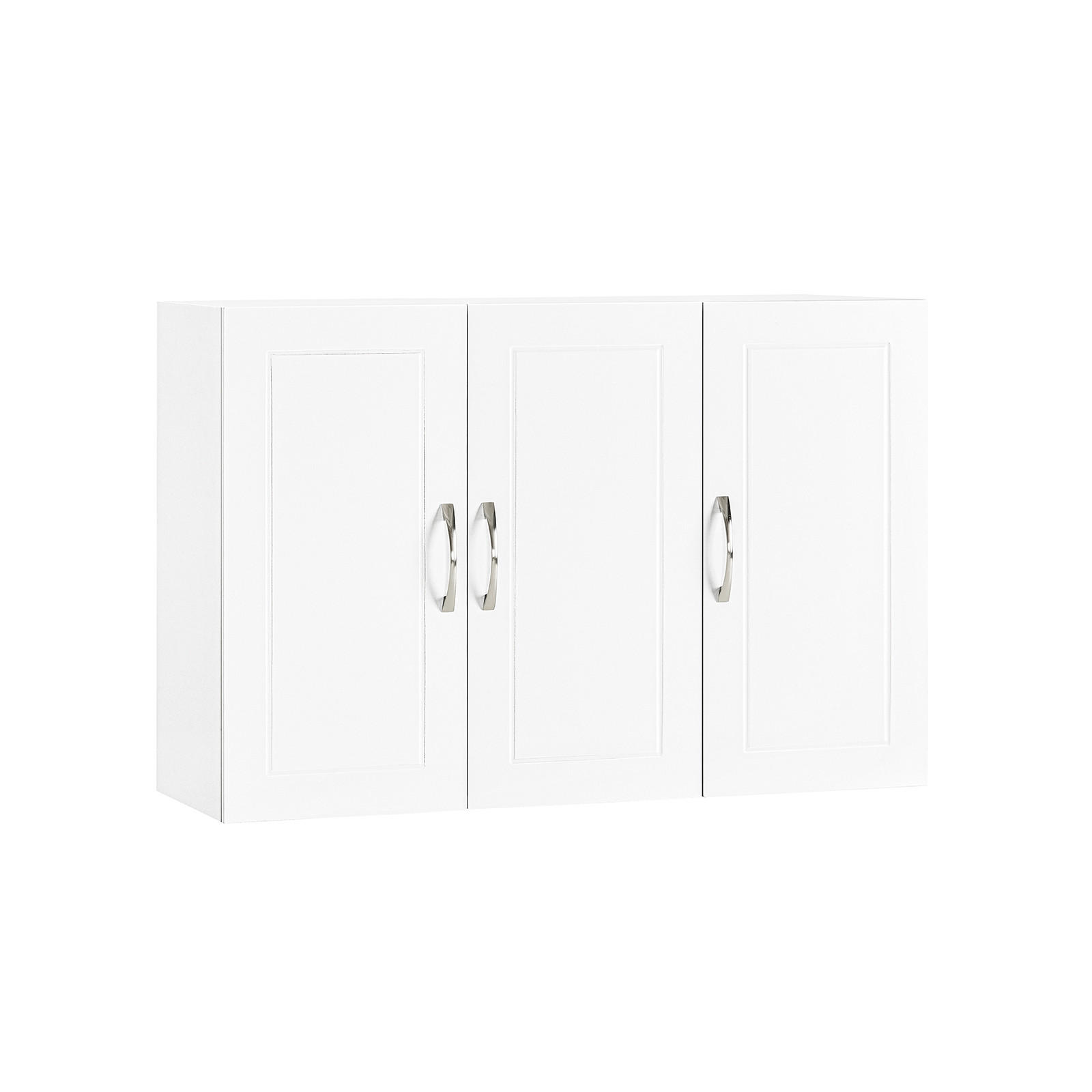 HÄNGESCHRANK Weiß - Weiß, Holzwerkstoff (90/60/30cm) - SoBuy