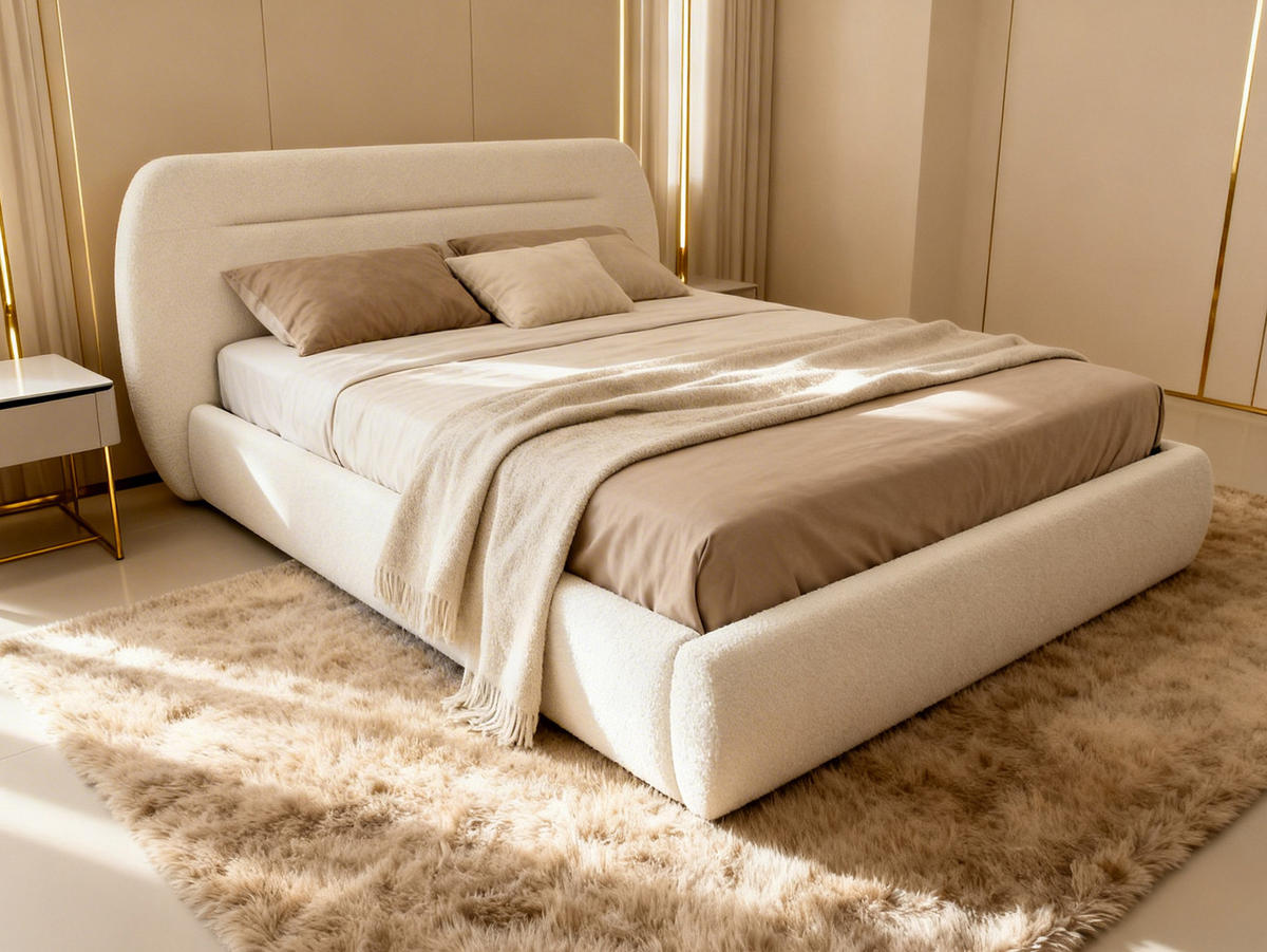 POLSTERBETT Orio - Eichefarben/Schwarz, Holz/Kunststoff (180/200cm) - Sofnet