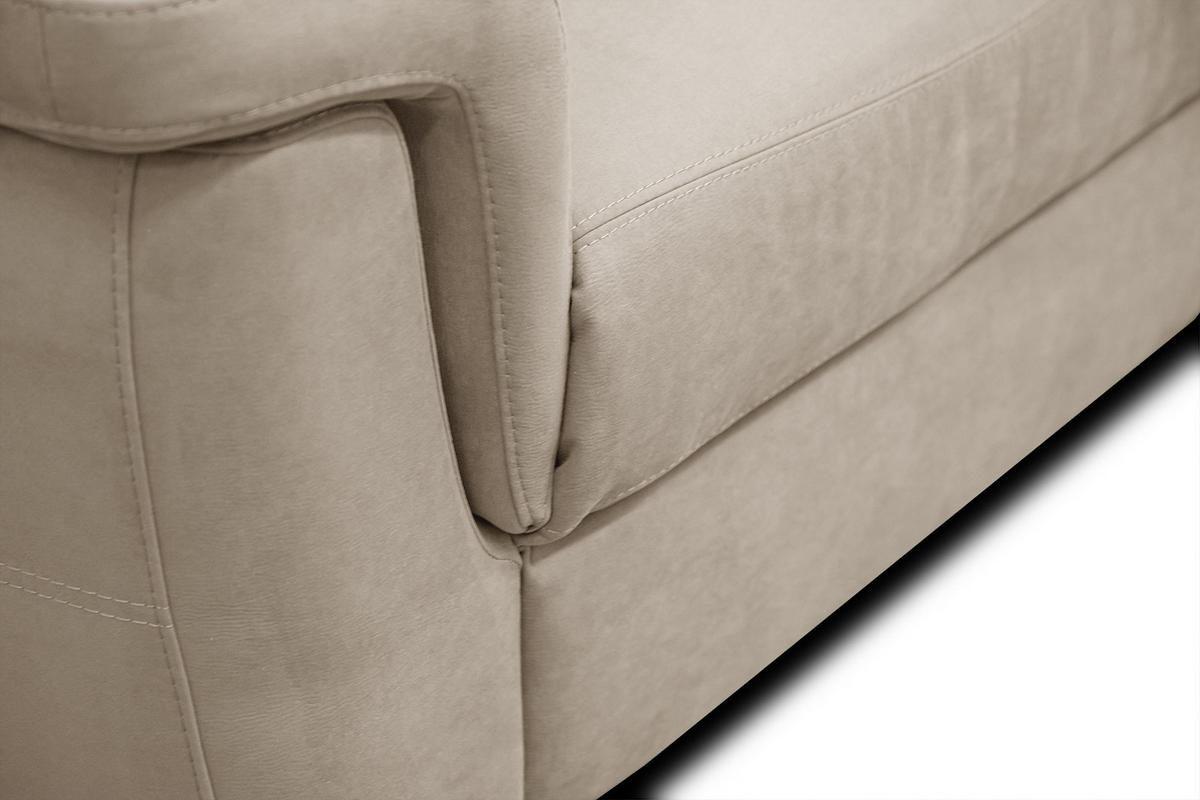 SOFA JONES 2-Sitzer, creme - Creme, Holzwerkstoff/Textil (166/102/99cm) - Courtois Laville