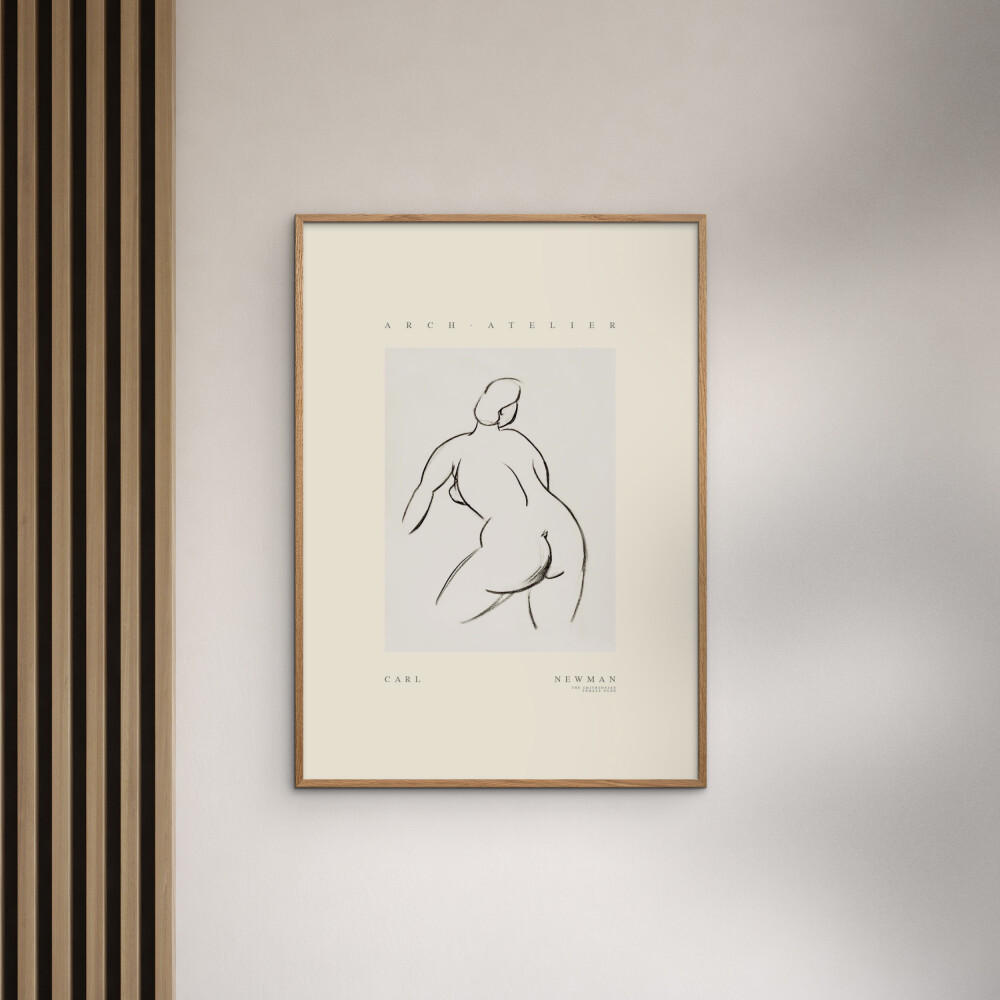 POSTER Arch Atelier - Carl Newman 02 - Naturfarben, Papier (70/100/0.1cm) - Poster&Frame