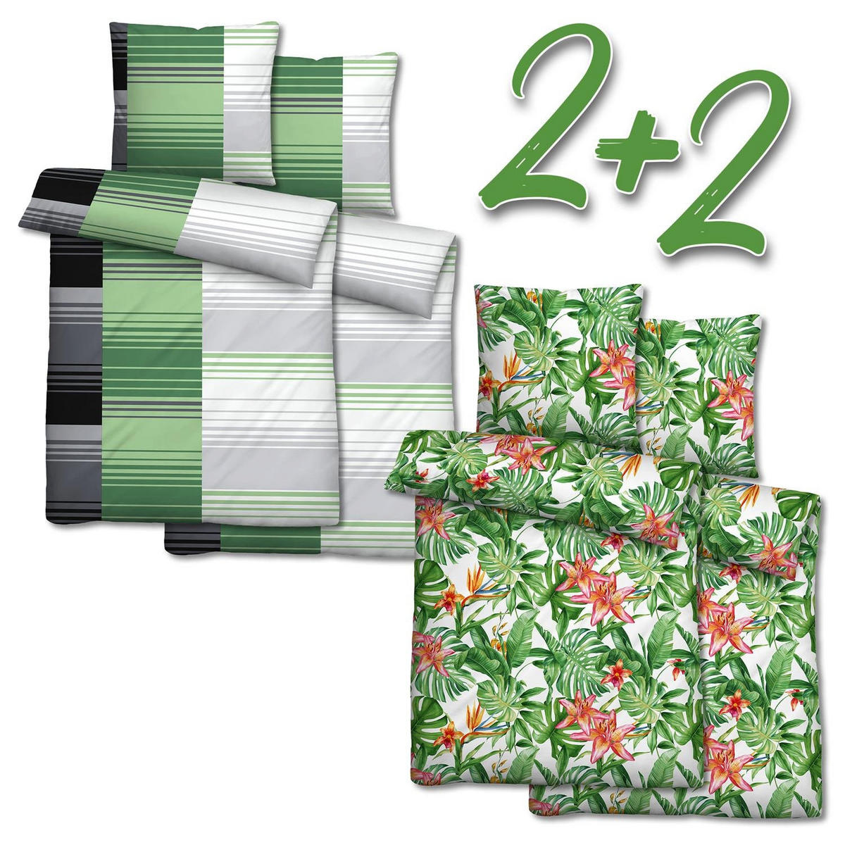 BETTWÄSCHE 135x200 cm - Weiß, Textil (135/200cm)