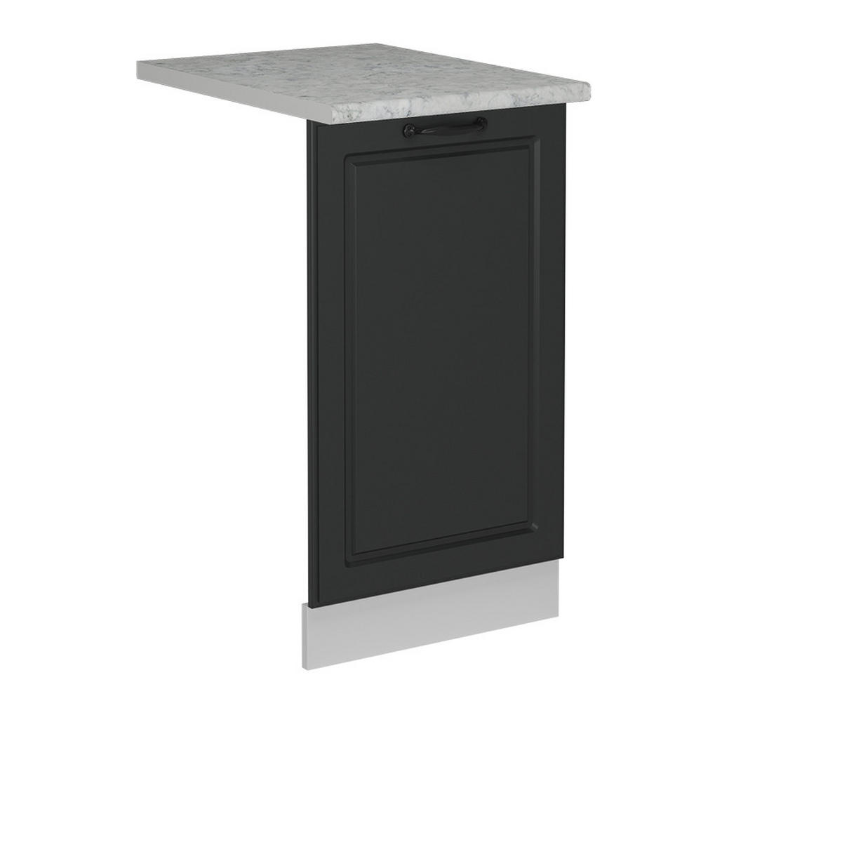 ČELNÍ PANEL MYČKY R-Line Antracitový venkovský dům - bílá/antracitová, kompozitní dřevo (45/81.8/1.6cm) - Vicco