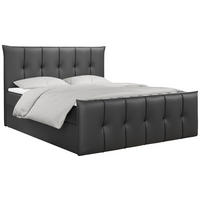 BOXBETT PREMIUM 11 180/200 Dunkelgrau Kunstleder - H4 - Dunkelgrau, Holz/Textil (180/200cm) - MKS