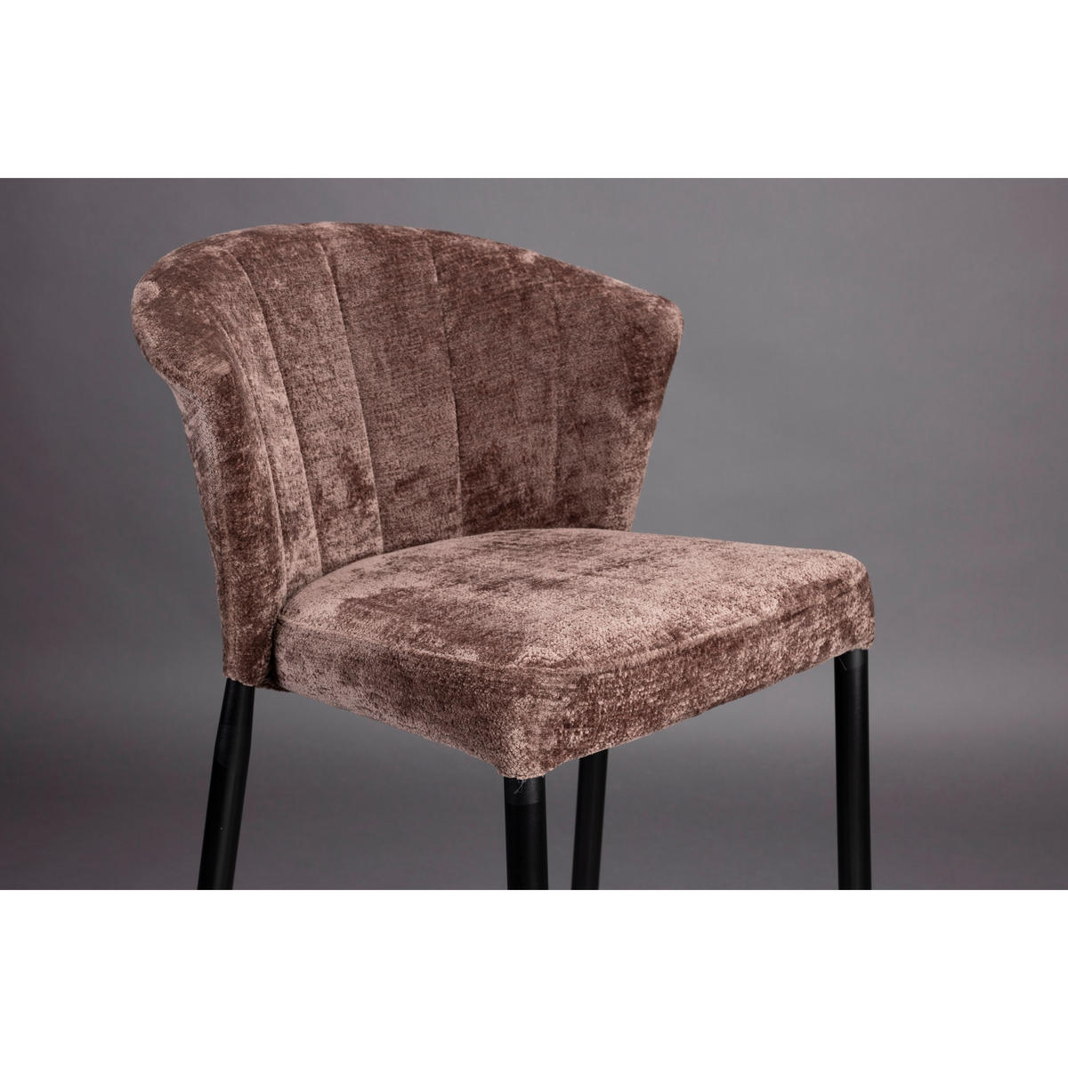 BARHOCKER Georgia Rückenlehne 73 cm Lila - 2 er Set - Flieder, Holz (54/101/56cm) - Dutchbone