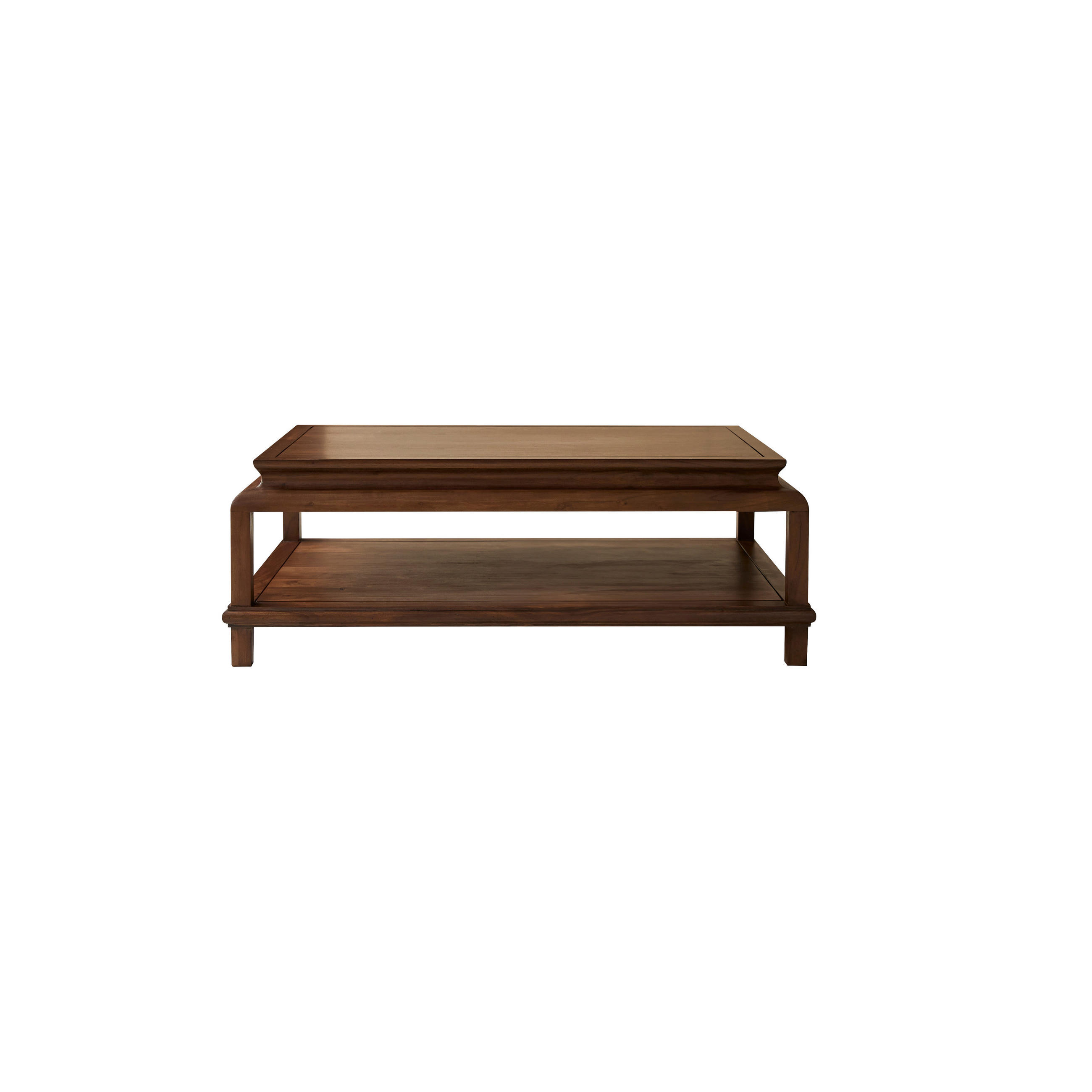 COUCHTISCH Achille Dunkelbraun aus Akazie - Dunkelbraun, Holz (78/115/40cm) - Tikamoon