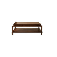 COUCHTISCH Achille Dunkelbraun aus Akazie - Dunkelbraun, Holz (78/115/40cm) - Tikamoon