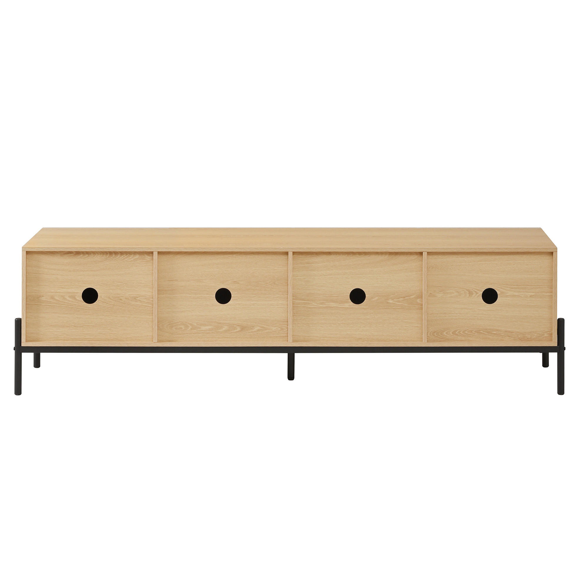 Okwish Tv-Lowboard Hellbraun 163.5x45x40 cm