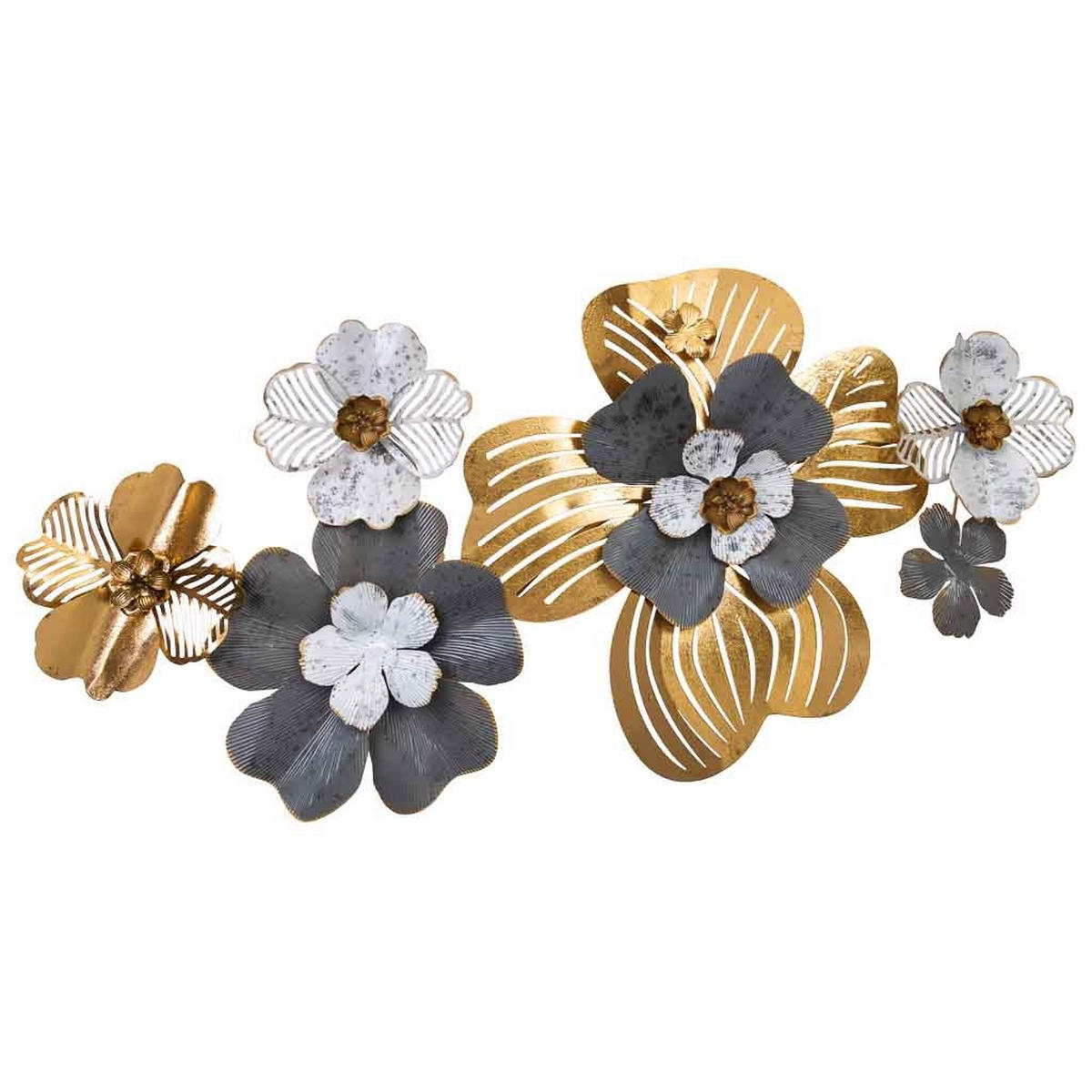 WANDDEKO-OBJEKT aus Metall, 136x65x8cm - Multicolor, Metall (135.9/7.6/65.4cm) - Wanderlust