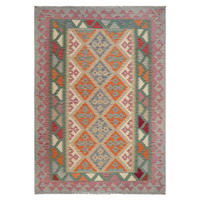 HANDWEBTEPPICH Kelim Gashgai Beige 249/175 cm Schurwolle - Beige, Textil (175/249cm) - Looma